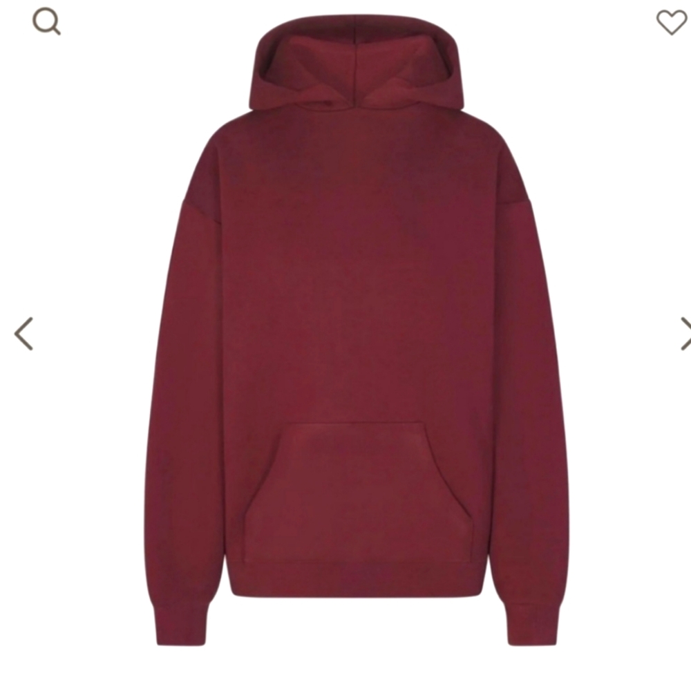 Skims oxblood hoodie lg